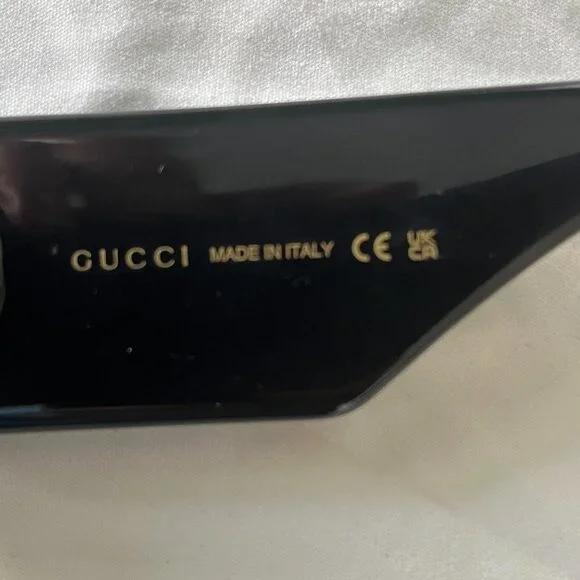Gucci Black Marmont Monocolor 53mm Squared Sunglasses - Picture 9 of 11